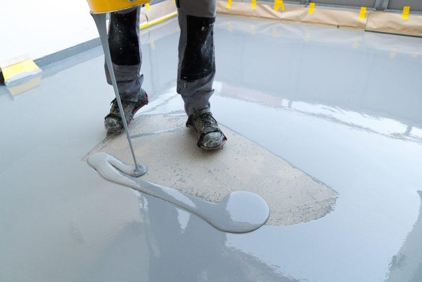 Эпоксидный наливной пол для бетона и металла Plastall™ 10 кг Серый ENP-PL-0005 фото