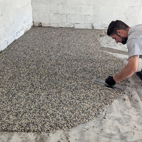 Набір кам'яний килим 22.2кг Creto (каміння + клей) Rice plastall 2225137341 фото