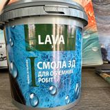 Ювелірна епоксидна смола прозора для 3Д біжутерії LAVA™ 2кг 1951622129 фото