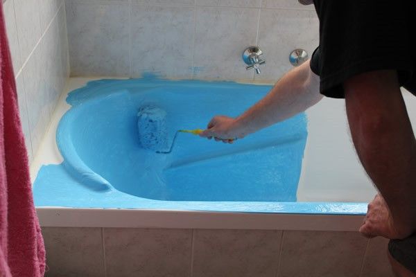 Краска эмаль для реставрации ванн Plastall Small 900г цвет Синий 1562910433 фото