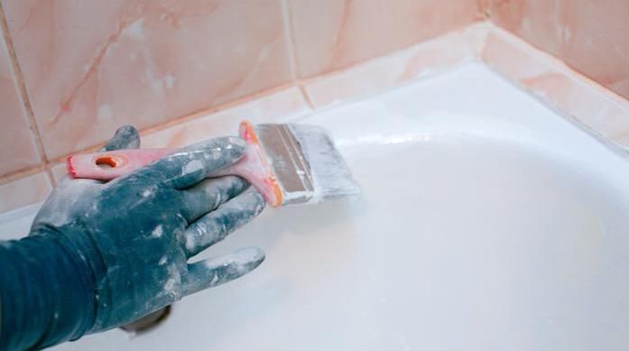 Фарба емаль для реставрації ванн Plastall Small 900г колір Синій 1562910433 фото