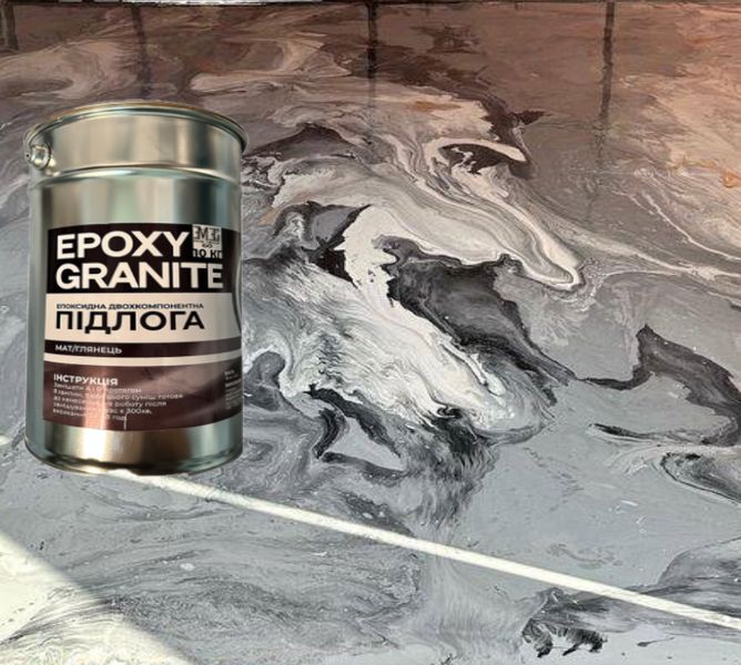 Эпоксидный наливной пол Epoxy Granitte 4.5 кг EPG-4500-01 фото